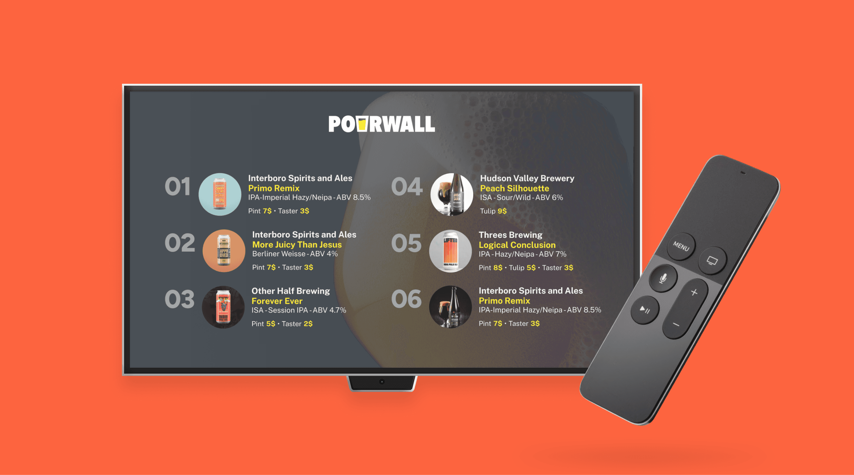 Pourwall
